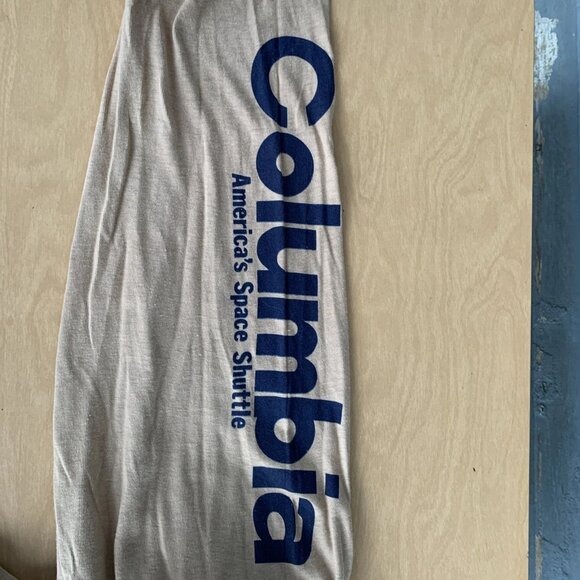 80s Columbia STS-3 NASA Kennedy Space Center Size L Long Sleeve MADE IN USA - Picture 5 of 5